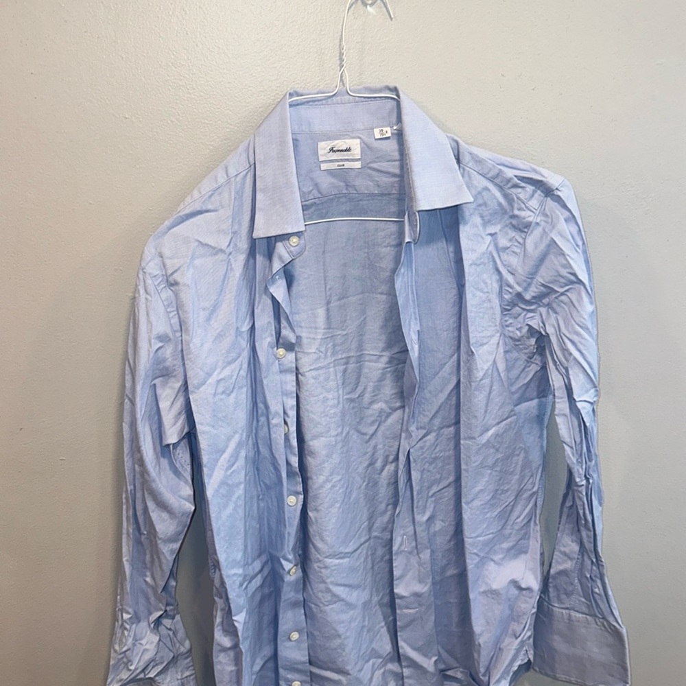 Blue dress shirt